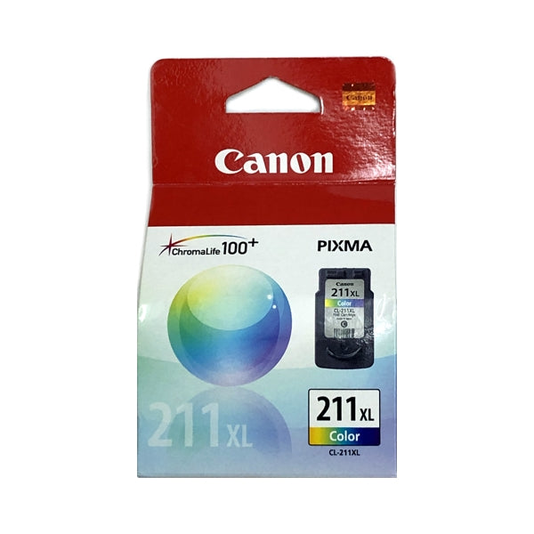Canon CL-211XL Tri-Color Ink Cartridge (For Canon PIXMA iP2700, iP2702, MP230, MP240, MP250, MP260, MP270, MP280, MP480, MP490, MP495, MP499, MX320, MX330, MX340, MX350, MX360, MX410, MX420 Series)