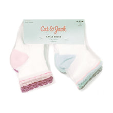 Load image into Gallery viewer, Cat &amp; Jack Stay in Place Infant Ankle Socks - 6-12 months (6 Pack)
