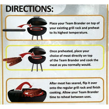 Load image into Gallery viewer, Pangea Oakland Athletics Cast Iron BBQ Meat Brander (7.5&quot; x 1.75&quot;) Grill on Hot Dogs, Sausage, Bratwursts
