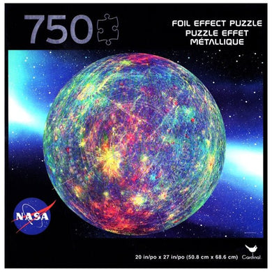 Spin Master Foil Effect Jigsaw Puzzle - Planet Mercury (750 Pieces) For ages 8+ - $5 Outlet