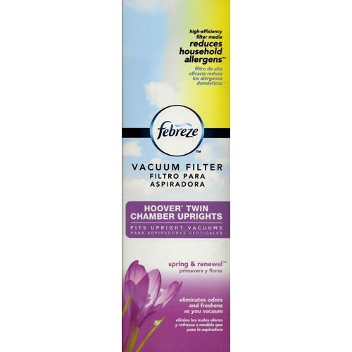 Febreze Vacuum Filter for Hoover Twin Chamber Upright Vacuums (Spring & Renewal Scent)