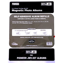 Load image into Gallery viewer, JMV Magnetic Photo Album Refills for X-Pando Post Style JMV-207 (5 Sheets) Extra Large Page Size
