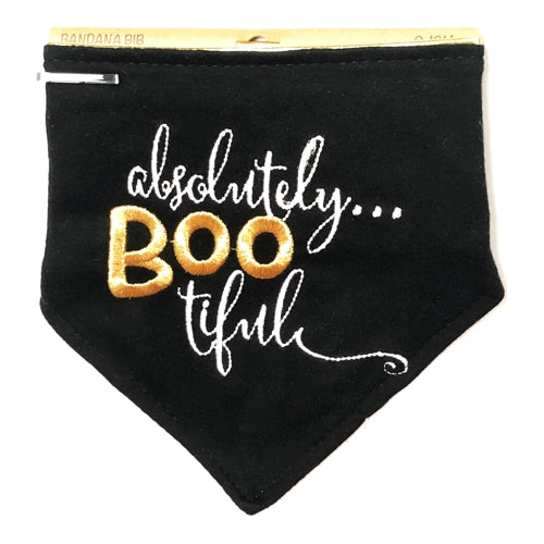So Dorable Black & Gold Bandana Bib - Absolutely Bootiful (1 Count) Size 0M+