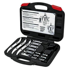 Load image into Gallery viewer, Performance Tool 6&quot; Combination 2/3 Reversible Jaw Gear Puller Kit 648648 (17 PC) Includes Storage Case
