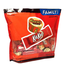 Load image into Gallery viewer, Hershey Chocolate Candy Bars Minis Assortment Family Pack - Reese&#39;s Peanut Butter Cups/Kit Kat (Net wt. 15.0 oz.) Miniature Size Candy Bars
