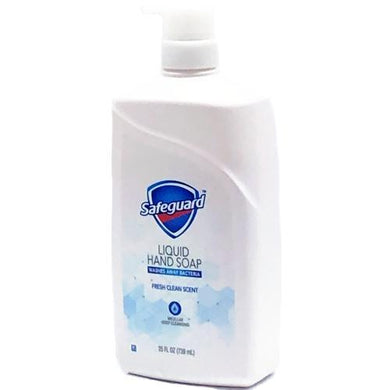 Large Pump bottle of Safeguard Liquid Hand Soap 25 fl. oz.