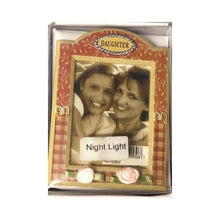 Load image into Gallery viewer, Keypoint Personalized Picture Frame Night Light - Gift Boxed (Fits 2&quot; x 3&quot; Picture) Select Design

