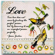 Load image into Gallery viewer, KeyPoint True Love Handcrafted Decorative Wood Plaque - Gift Boxed (8&quot; x 8&quot;)
