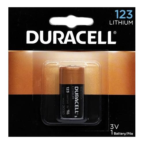 Duracell 123 Lithium 3V Photo Battery - DL123ABU (1 Pack)
