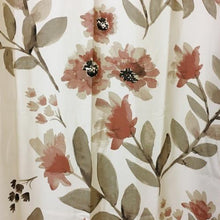 Load image into Gallery viewer, Coral Blooms Flat Weave Fabric Shower Curtain (72&quot; x 72&quot;) with Free Local Delivery in Champaign &amp; Vermilion County IL.
