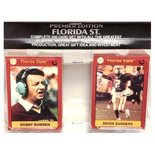 Florida State Complete Trading Cards Set - 1991 Premier Edition (200 Cards Included) Collegiate Collection
