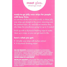 Load image into Gallery viewer, Glee Bikini Wax Kit (24 Wax Strips, 8 Finishing Wipes)

