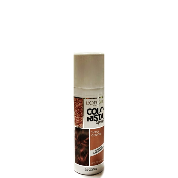 L'Oreal Colorista Hair Spray 1-Day Hair Color (RoseGold02) For Hints & Highlights