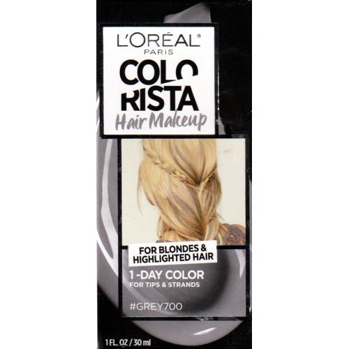 L'Oreal Colorista Hair Makeup 1-Day Hair Color Kit (Grey700) For Blondes & Highlighted Hair