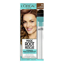 Load image into Gallery viewer, L&#39;Oreal Magic Root Rescue 10-Minute Permanent Root Hair Coloring Kit (Select Color) 100% Gray Coverage
