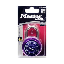 Load image into Gallery viewer, Master Lock Dial Combination Lock Model No. 1530DCM (Select Color)

