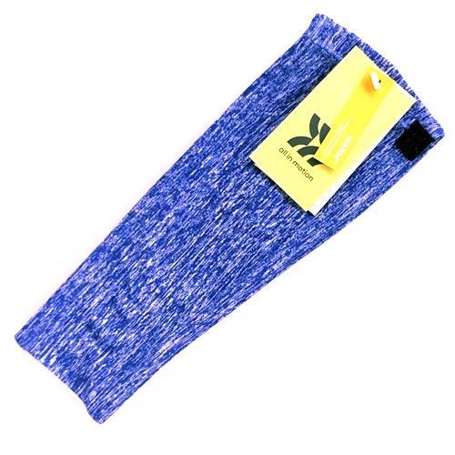 All In Motion Moisture Wicking Wide Headband (Blue/White) All Day Hold