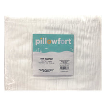 Load image into Gallery viewer, Pillowfort White Seersucker Duvet Cover &amp; Pillow Sham Set (Twin)
