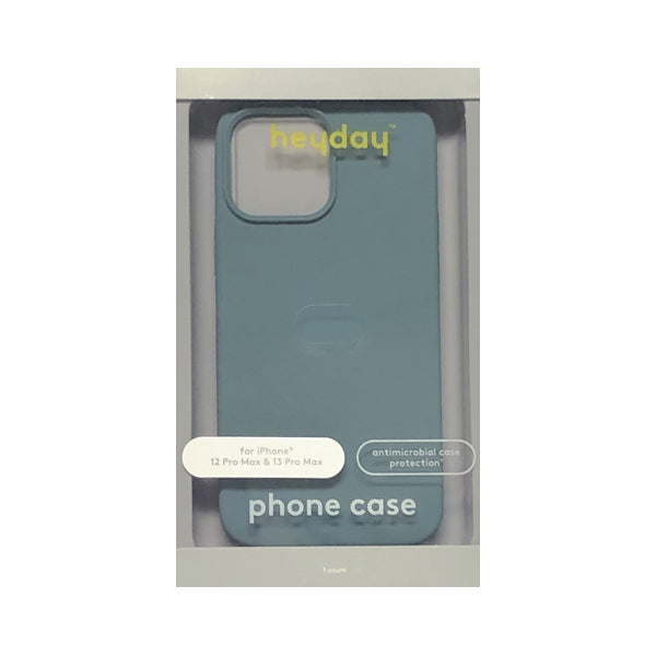 HeyDay iPhone 13 Pro Max Silicone Phone Case with Antimicrobial Protection - Storm Green (Also fits iPhone 12 Pro Max)
