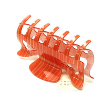 Load image into Gallery viewer, A New Day Jumbo Claw Hair Clip - Orange Stripes (1 Count)
