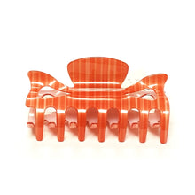 Load image into Gallery viewer, A New Day Jumbo Claw Hair Clip - Orange Stripes (1 Count)
