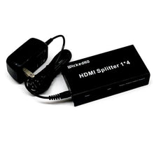 Load image into Gallery viewer, WickedHD HDMI Splitter 1 x 4 Port Full HD 1080 with 3D Support (Ver. 1.4)
