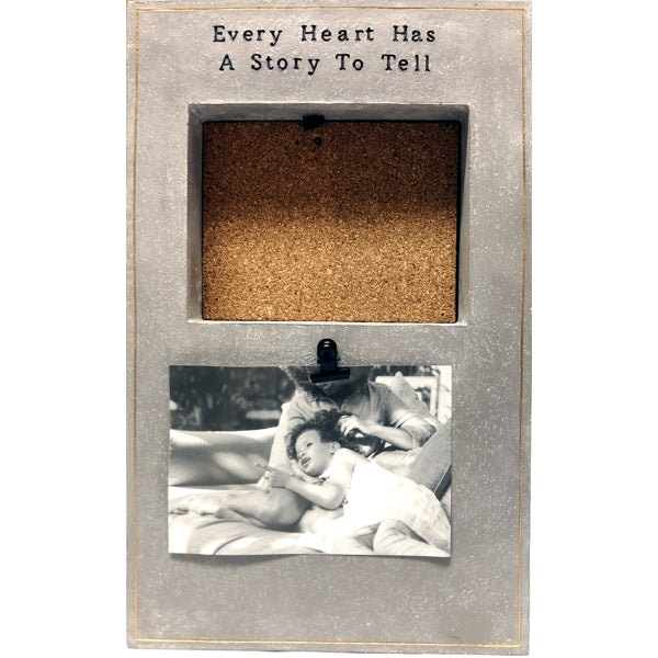 Demdaco Every Heart Has a Story to Tell Photo Shadow Box - 8.5