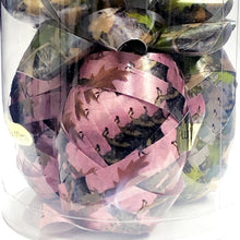 Load image into Gallery viewer, Rivers Edge Jumbo Camouflage Gift Bows &amp; Ribbons - Pink/Green (12 Bows/3 Ribbons Set)
