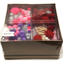 Load image into Gallery viewer, Pom Pom Craft Kit (Assorted Pom Poms, String, Mini Wood Clothespins)
