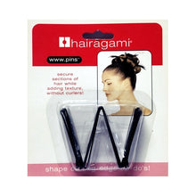 Load image into Gallery viewer, Hairagami WWW Bobbie Pins Hair Pins (4 Pack) For Buns and Up-Dos

