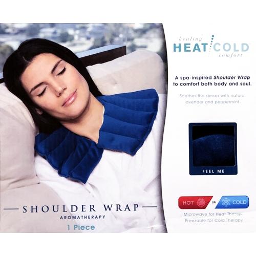 Evriholder Shoulder Wrap Aromatherapy - Lavender/Peppermint (Blue) Healing Heat/Cold Comfort