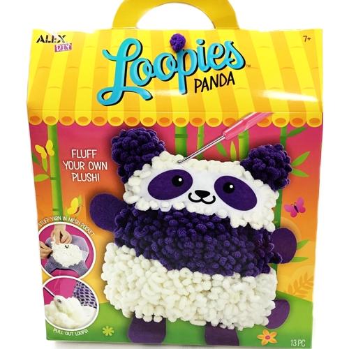 Loopies Panda DIY Craft Kit (Fluff Your Own Plush)