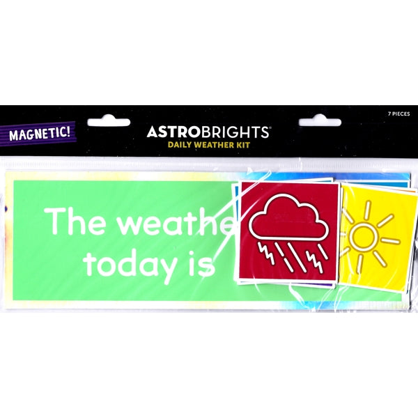 Astrobrights Magnetic Daily Weather Kit (7-Piece Set)