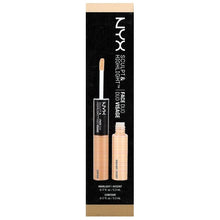 Load image into Gallery viewer, NYX Sculpt &amp; Highlight Face Duo Liquid Face Contour/Highlighter (Select Color)
