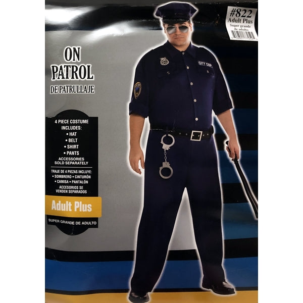 Amscan On Patrol Officer Adult Halloween Costume (Adult Plus - 48/52)