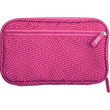 Load image into Gallery viewer, Yoobi Zipper Pouch Organizer with Pockets - Pink Zig Zag (8.75&quot; x 5.5&quot; x 1&quot;)
