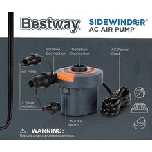 Load image into Gallery viewer, Bestway Electric AC Air Pump - Sidewinder (110-120V) Includes 3 Valve Adapters
