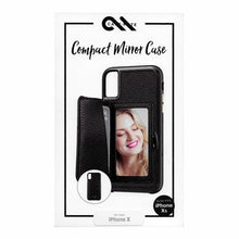 Load image into Gallery viewer, Case-Mate iPhone X Compact Mirror Case Cover (Black) Also fits iPhone Xs
