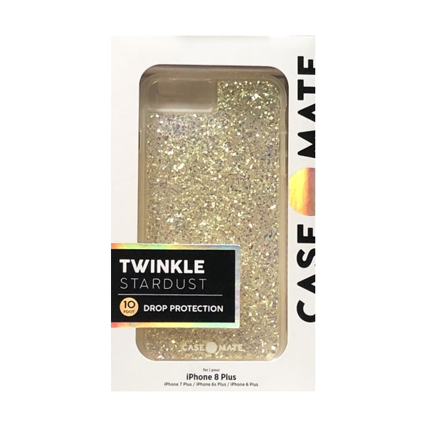 Case-Mate iPhone 8 Plus Twinkle Stardust Phone Case (Gold Metallic Glitter) Also fits iPhone 7 Plus, iPhone 6/6s Plus