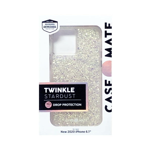 Case-Mate iPhone 12 Twinkle Stardust Protective Phone Case (Iridescent Metallic Glitter) Also fits iPhone 12 Pro