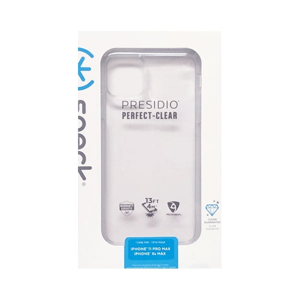 Speck iPhone 11 Pro Max Presidio Perfect-Clear Protective Phone Case (Clear) Also fits iPhone XS Max