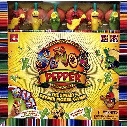 Senor Pepper The Speedy Pepper Picker Game (2-5 Players) For ages 4+