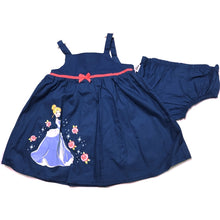Load image into Gallery viewer, Cinderella Princess Baby Girls&#39; Sleeveless Sun Dress Set - Limoges Blue (Select Size)
