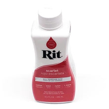 Load image into Gallery viewer, Rit Liquid Dye - All Purpose Fabric Dye (8 oz.) Select Color

