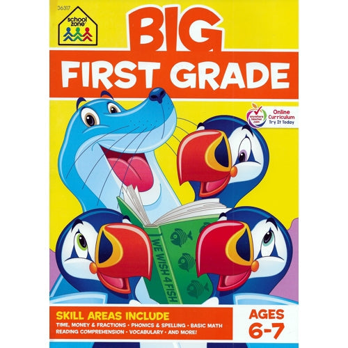 Big First Grade Activity Workbook - Ages 6-7 (288 Pages)