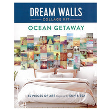 Load image into Gallery viewer, Dream Walls Collage Kit - Ocean Getaway (Paperback Book, 50 Pages) 50 Pieces of Art Inspired by Sun &amp; Sea

