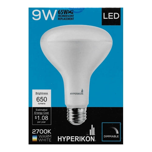 Hyperikon 9W BR30 LED Flood Light Bulb - Warm White (1 Count)
