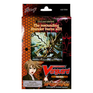 CardFight Vanguard Trial Deck - Resonance of Thunder Dragon - English Edition (50 Cards Deck) Includes Starter Guide, Playbook, Playmat - DollarFanatic.com