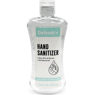 Clearance - Defendr+ Hand Sanitizer - Unscented (16 fl. oz.) Best By Date 07/15/2022 - DollarFanatic.com