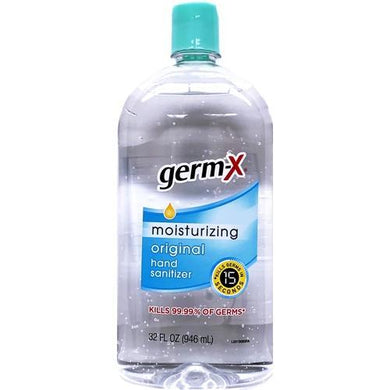 Clearance - Germ-X Moisturizing Hand Sanitizer (32 fl. oz.) Best By Date 07/31/2022 - DollarFanatic.com